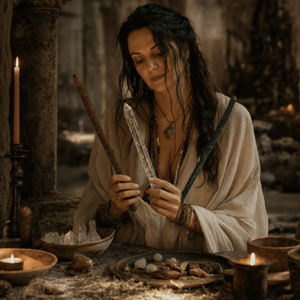 Beginner Witch Wand Guide Wood Crystal or Resin
