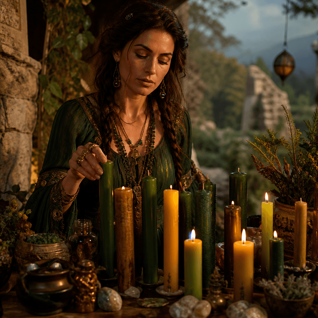 Best Candle Colors for Money Spells