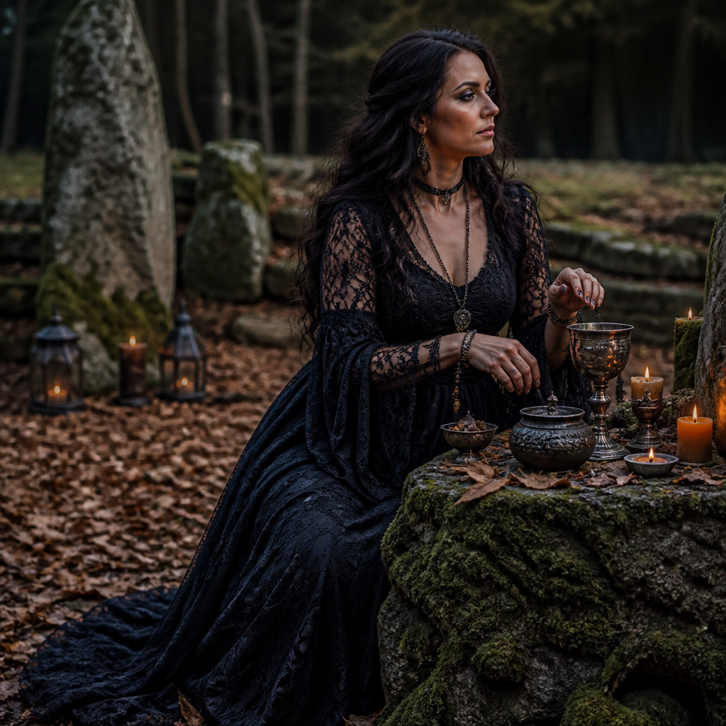 Best Gothic Witch Dress for Halloween and Rituals