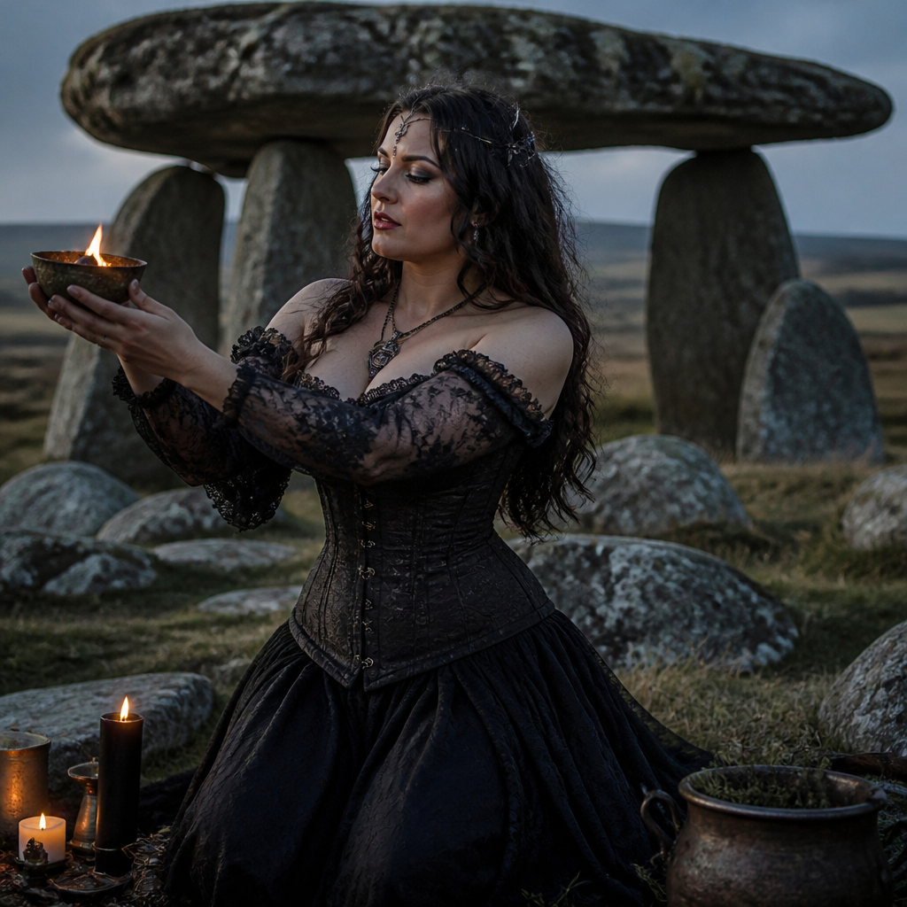 Best Halloween Corset Dress for Pagan Women