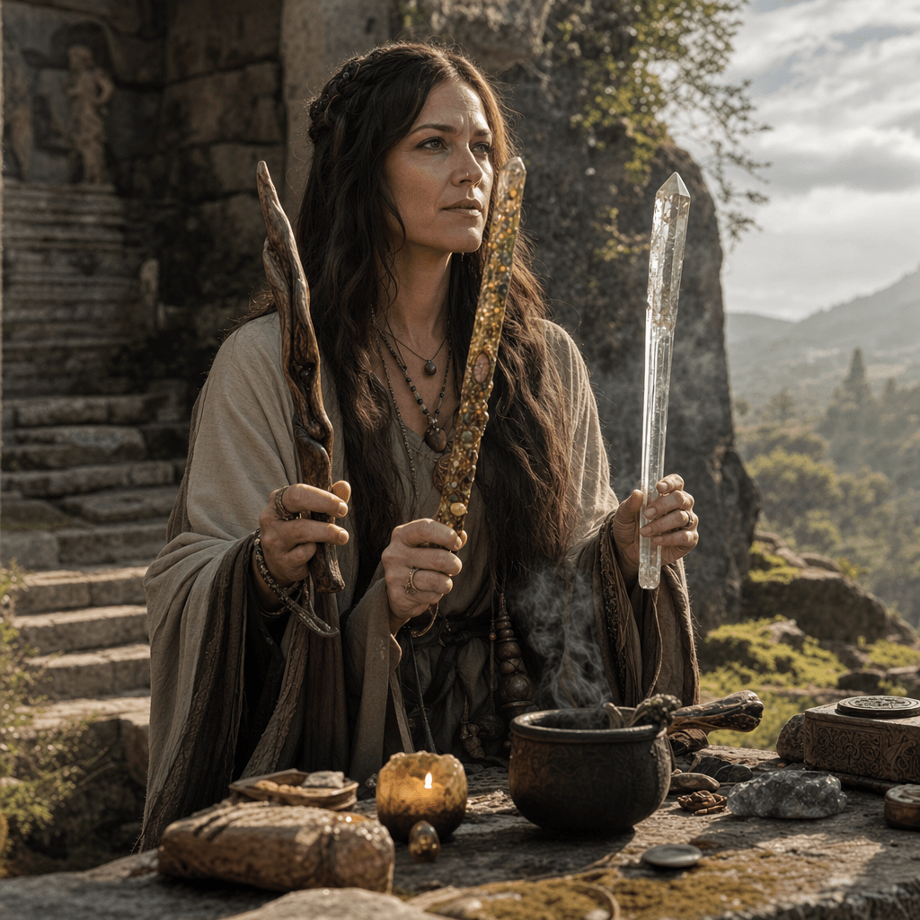 Best Wand Material for Spellwork Wood Crystal or Resin
