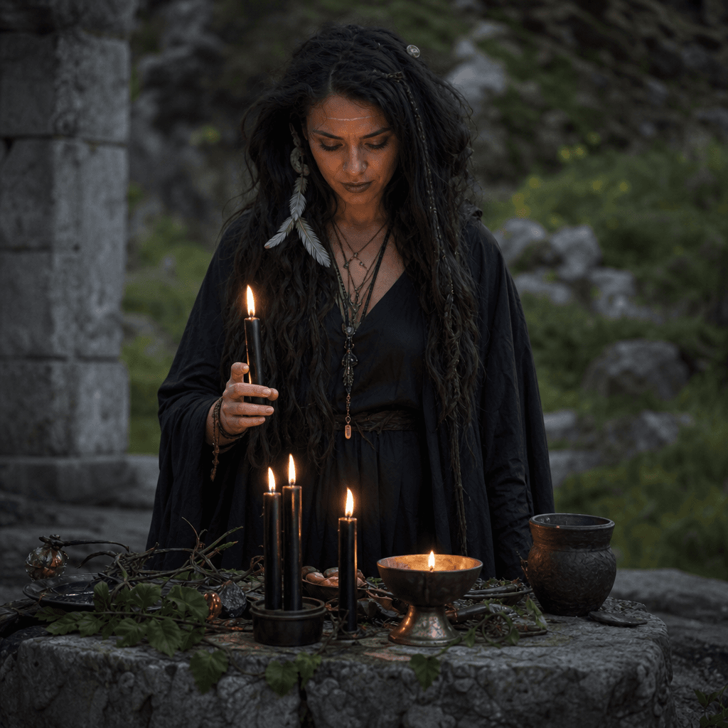 Black Spell Candles Uses for Protection Rituals