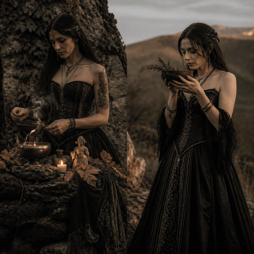 Corset Top or Dress for Your Next Pagan Ritual