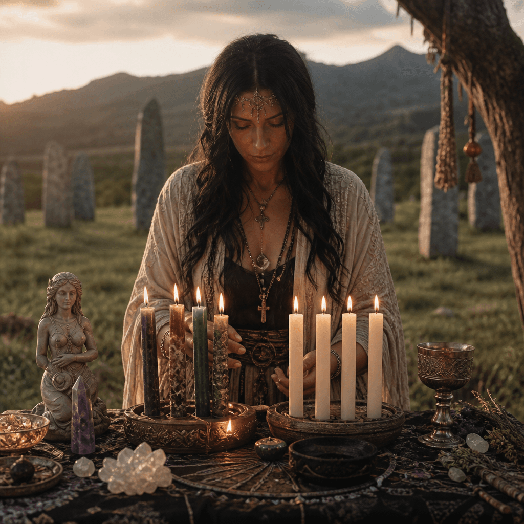Crystal Candle vs Plain Candle for Spell Work