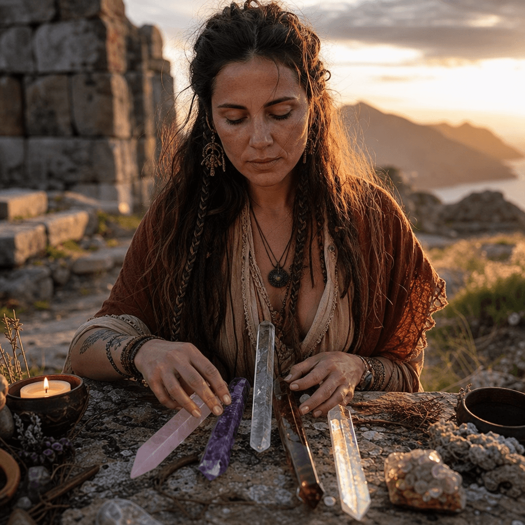 Crystal Wands for Meditation and Ritual Work