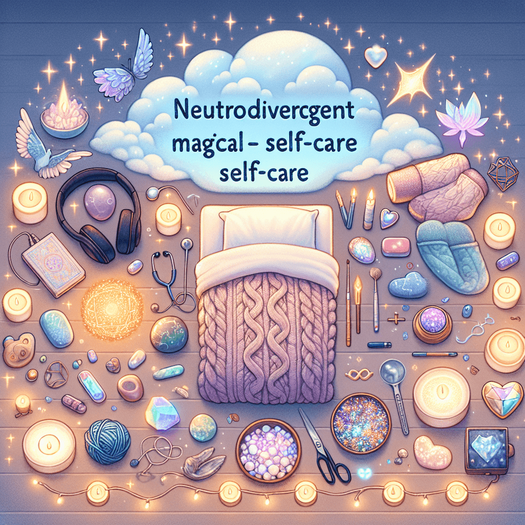 How can neurodivergent people create a magical self care routine that actually works?