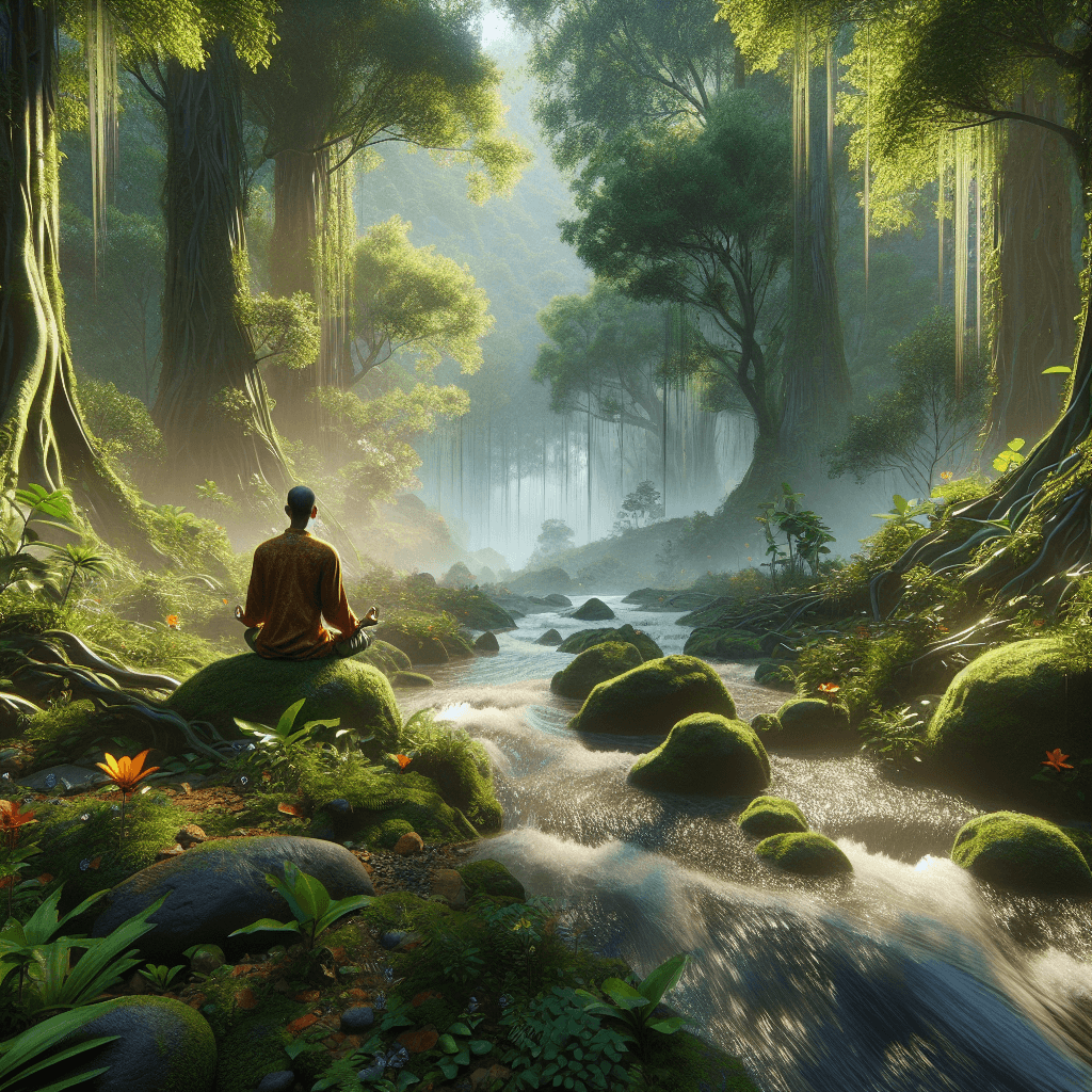 How can spending time in nature help you reconnect with your spiritual self and find inner peace