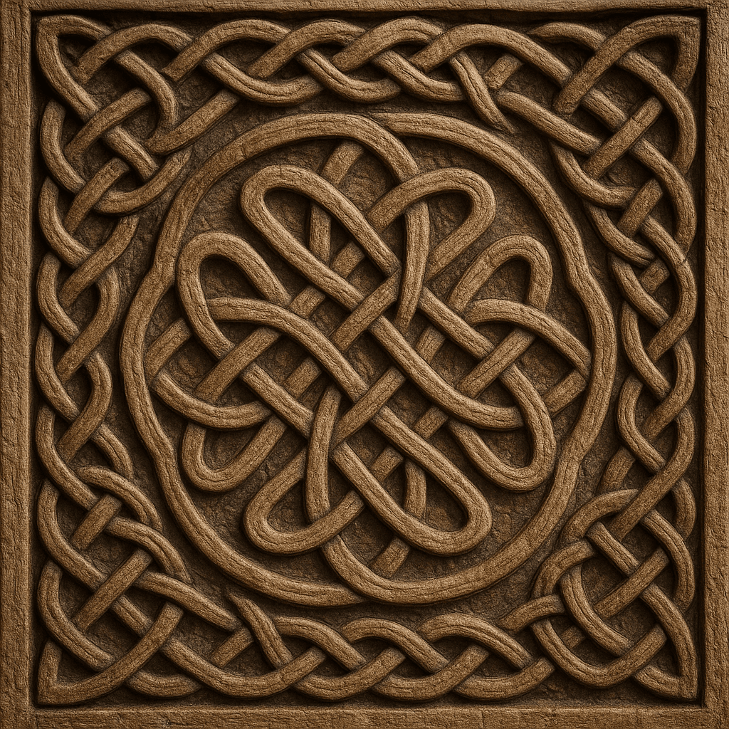 How do you carve a Celtic knot pattern in wood for beginners
