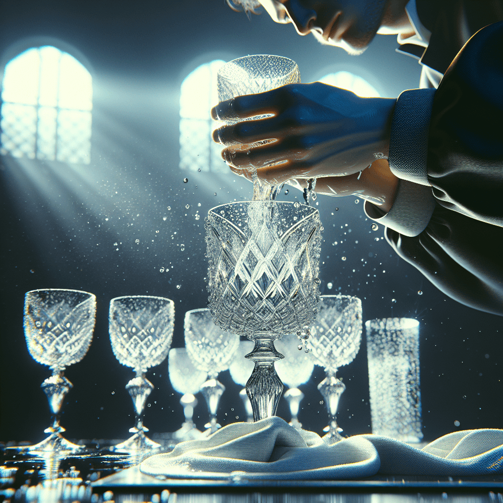 How do you cleanse crystal chalices without damaging the stone or metal components