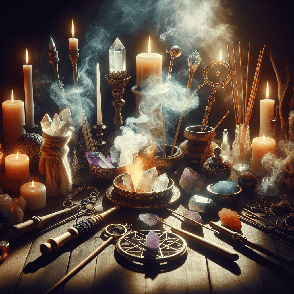 How do you cleanse new ritual tools before first use