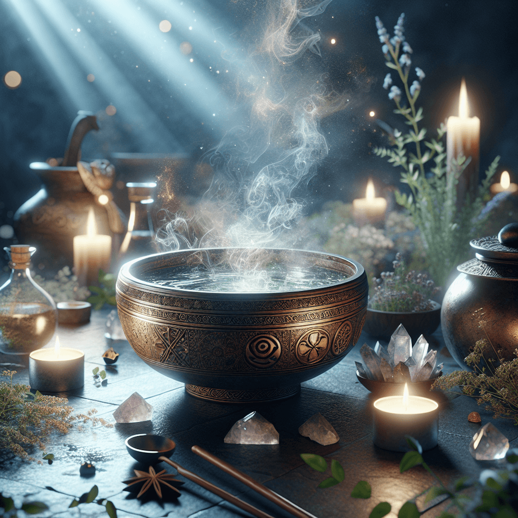 How do you cleanse the energy of a singing bowl or sacred bowl at home