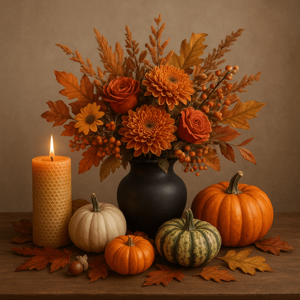 How do you create beautiful seasonal altar arrangements that change throughout the year