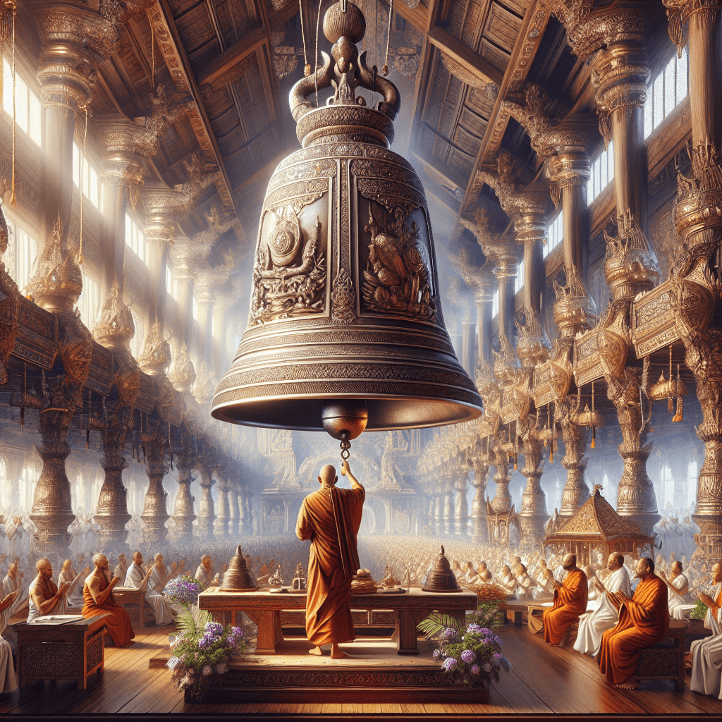 How do you perform a proper bell consecration and blessing ceremony for spiritual practice?