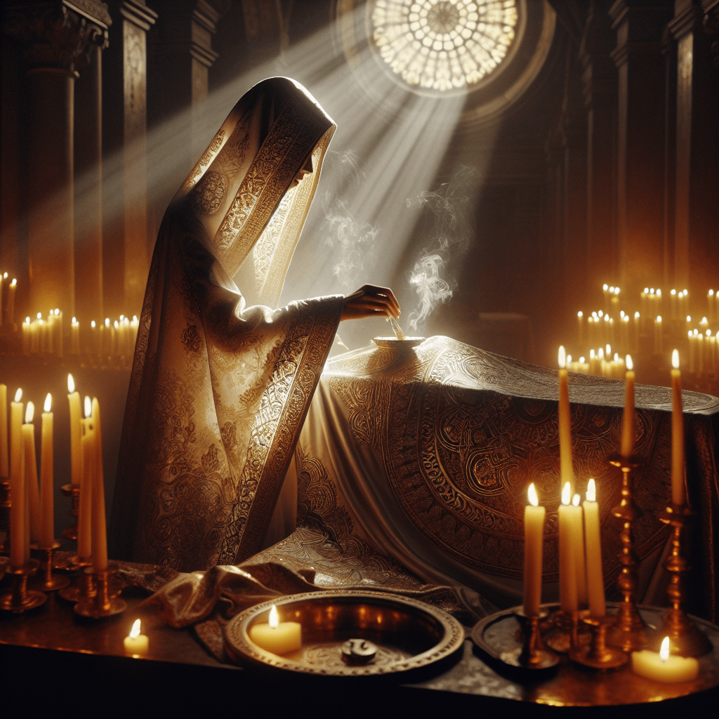 How do you properly consecrate new altar cloths for your church or home chapel?