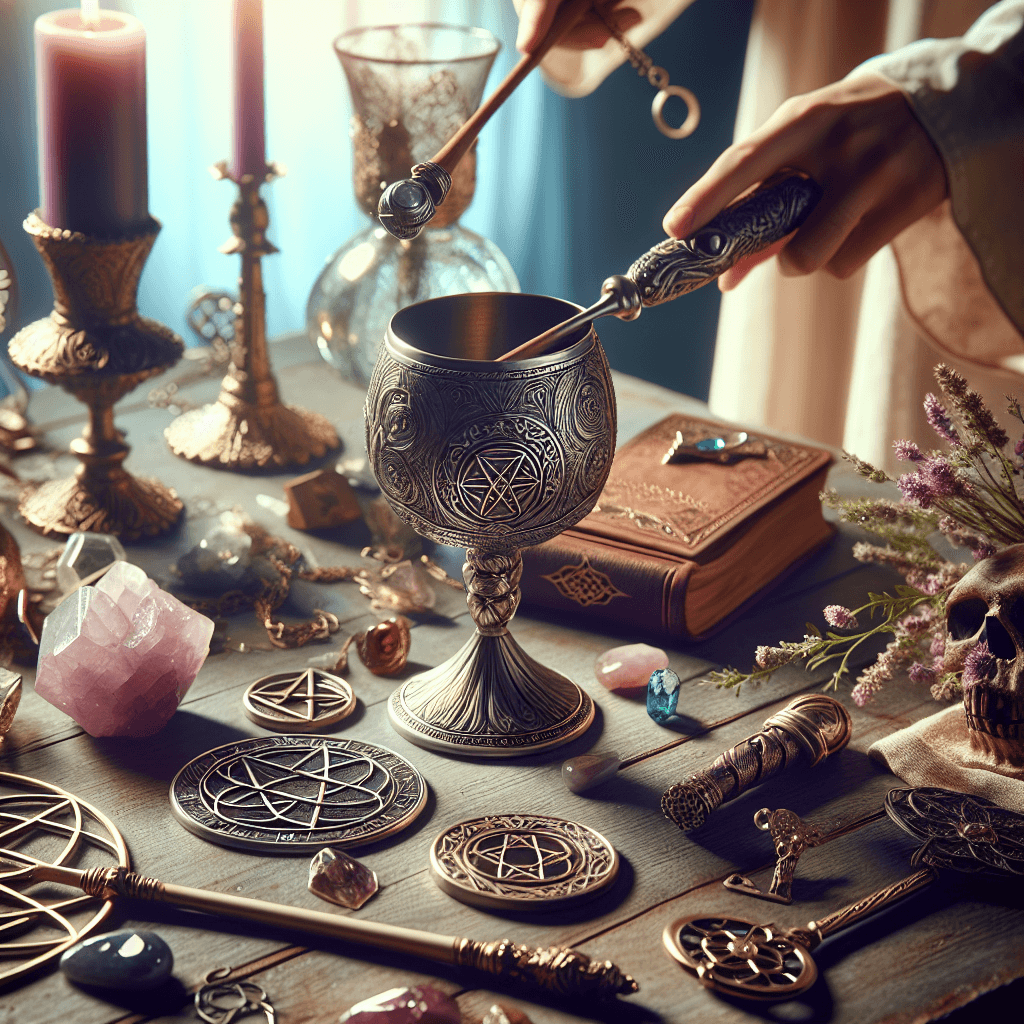 How do you properly consecrate new altar tools for the first time