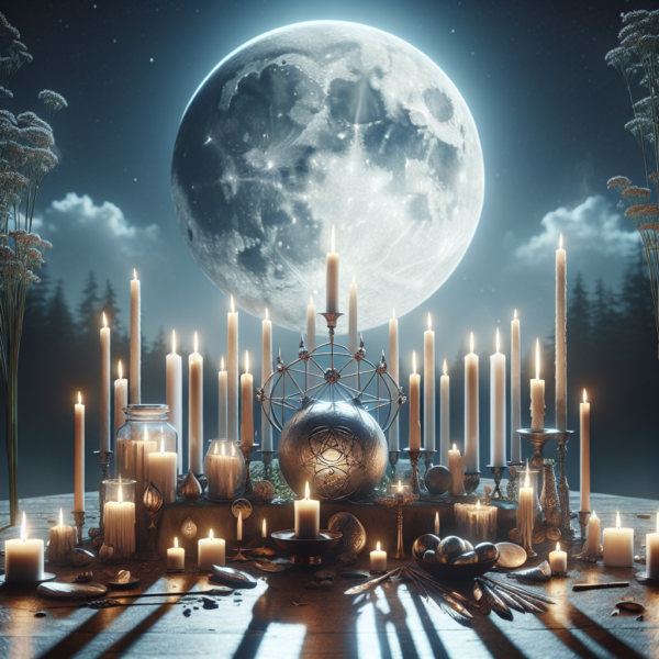 Sacred Full Moon Rituals: Empowering Your Blessed Ceremonial Candle Set ...