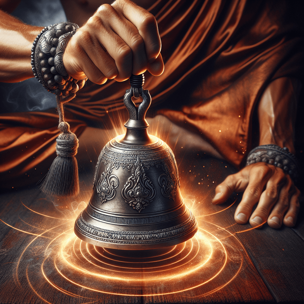 How do you properly use bells in cleansing rituals for beginners