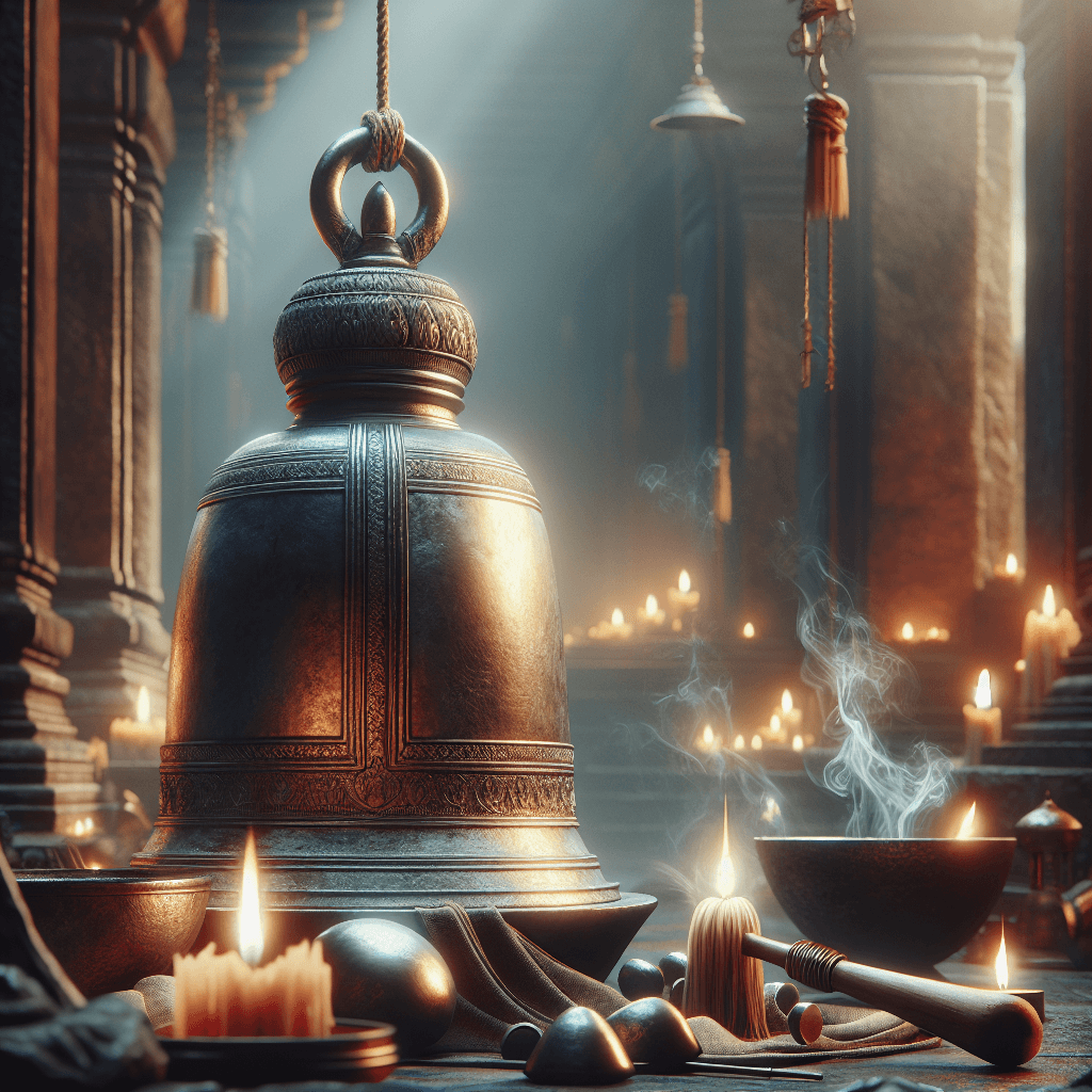 How do you properly use bells in spiritual cleansing rituals for beginners