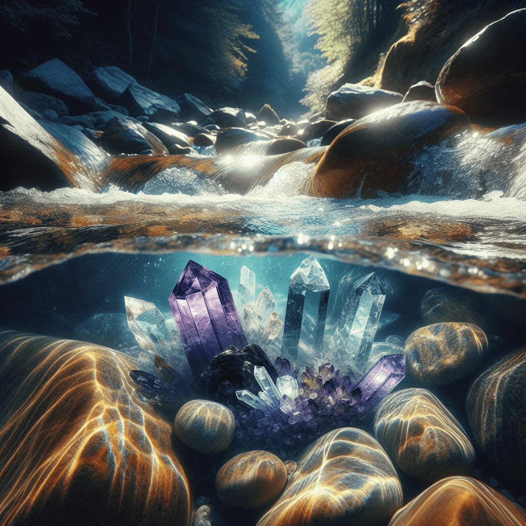 How long does it take to charge water with crystals for drinking