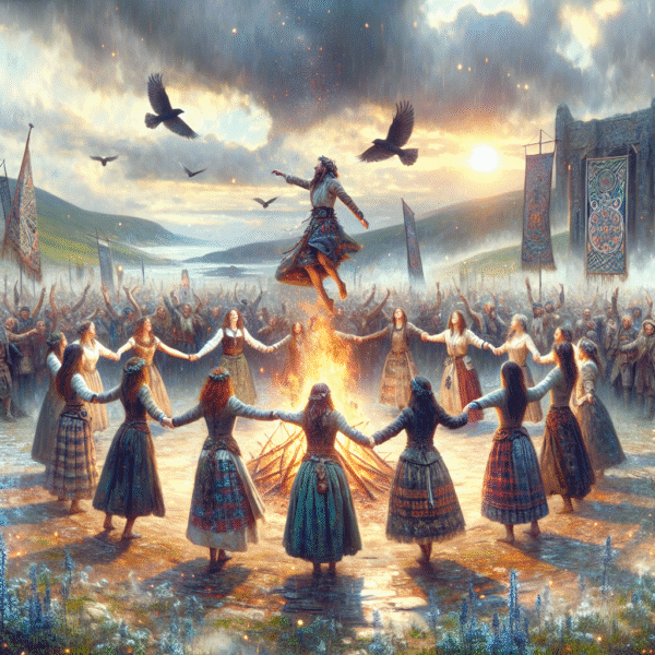 Ancient Celtic Beltane Fire Jumping: Sacred Fertility Rituals Still ...