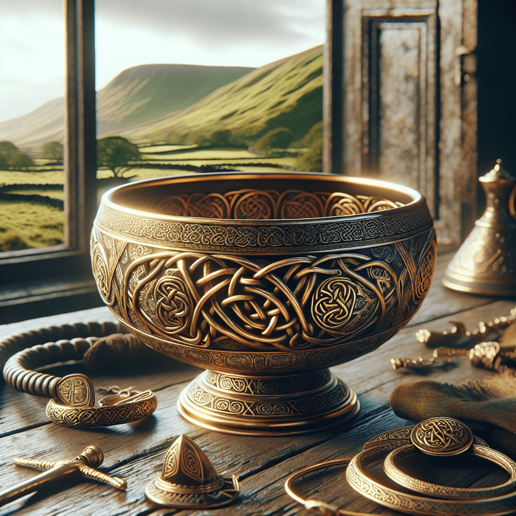 What are the ancient Celtic ritual bowl traditions used in modern pagan ceremonies?