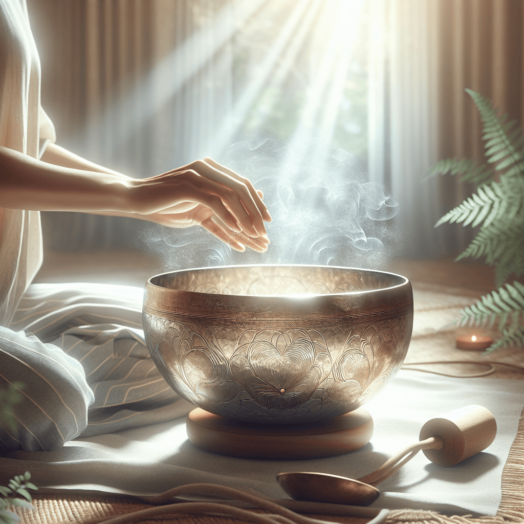 What are the benefits of crystal singing bowl healing for stress relief and meditation?
