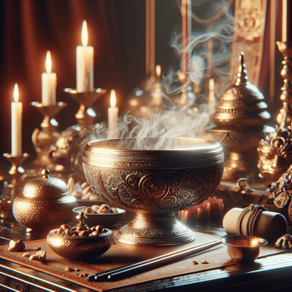 What are the traditional steps to perform a sacred bowl blessing ritual for beginners?