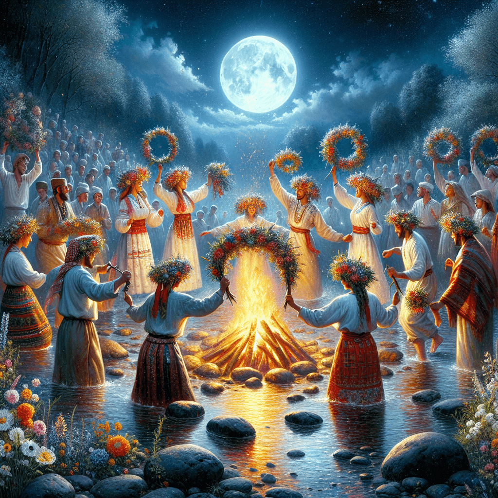 What are the traditional water rituals performed during Kupala Night and how do you participate in them?