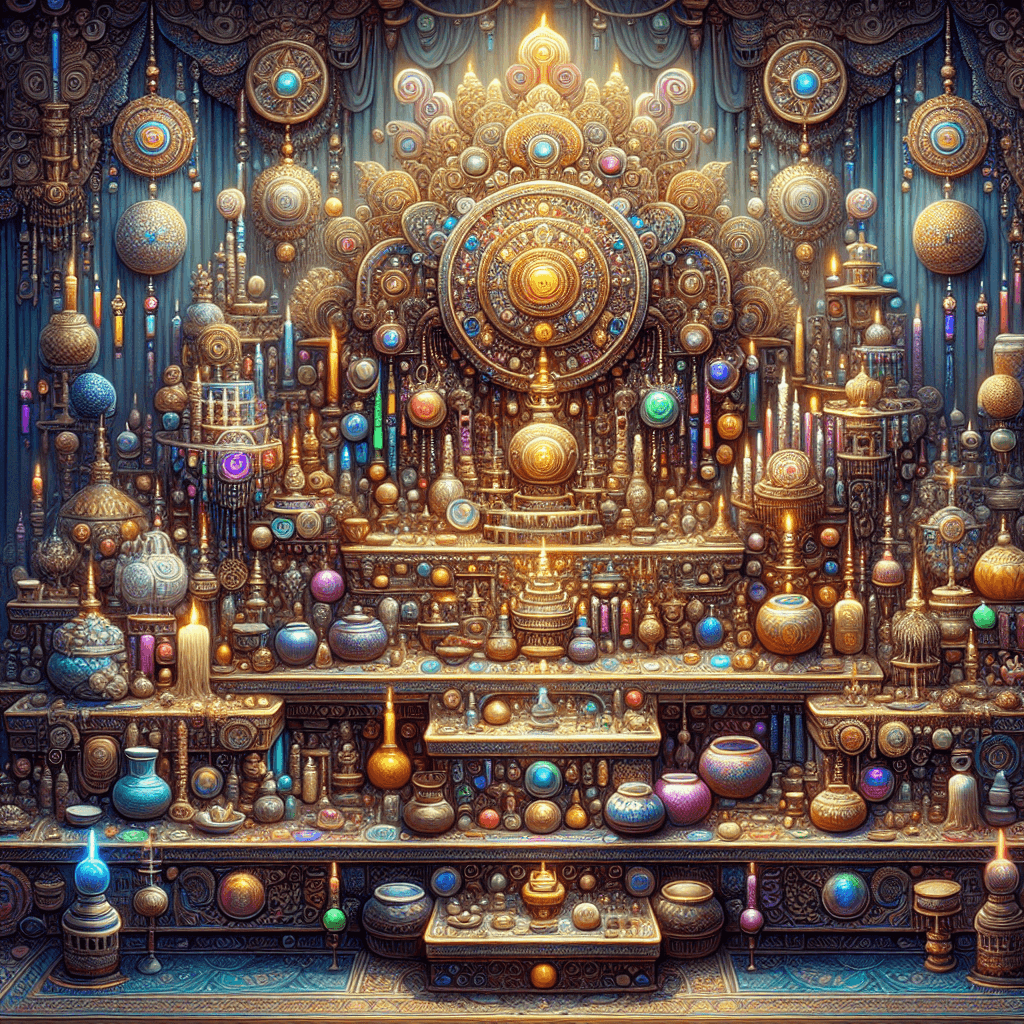 What colors should I choose for my spiritual altar based on my intentions and practice