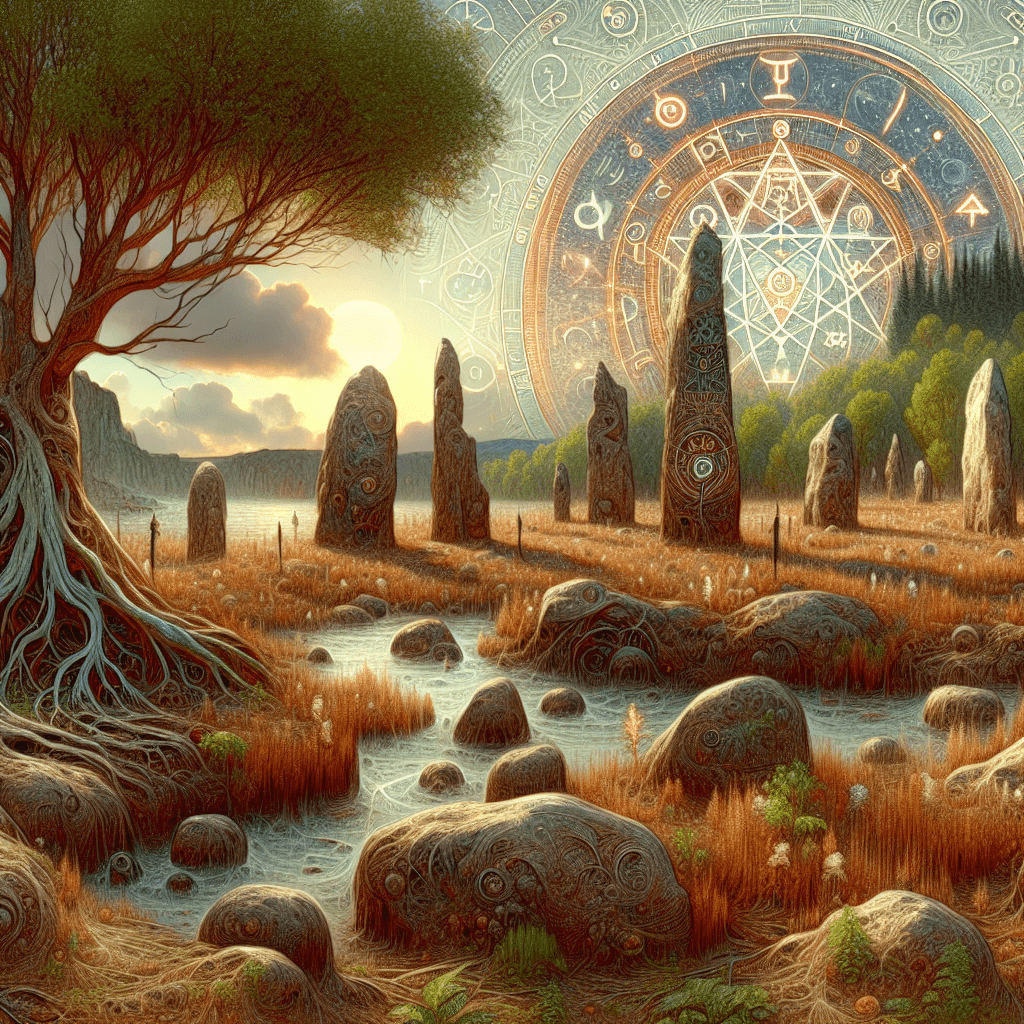 What is the spiritual significance of sacred landscapes in modern pagan practices?
