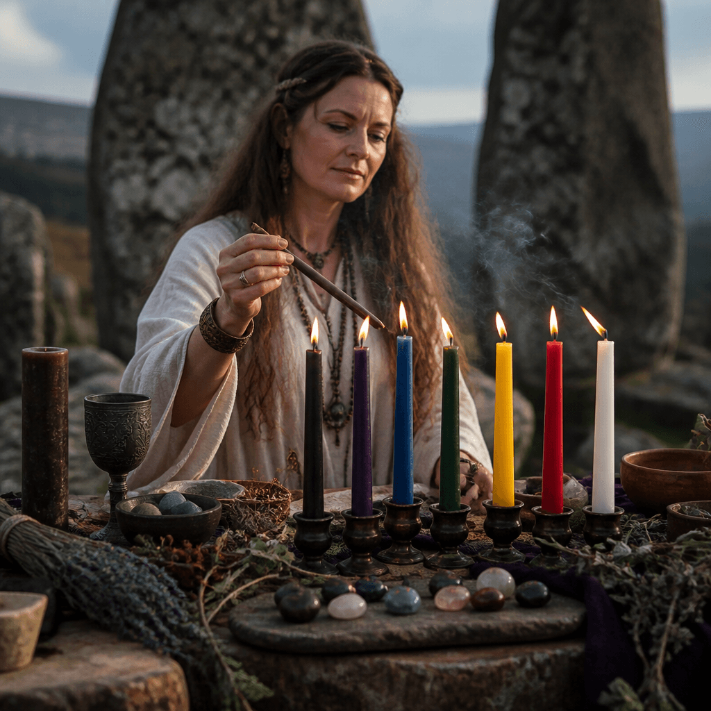 Wiccan Candle Colors for Spells and Altar Work